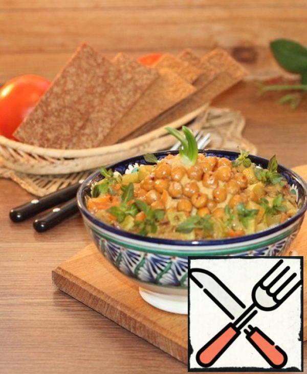 Spicy Chickpea Spread with Vegetables Recipe