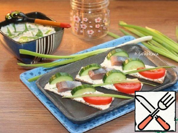 Cottage Cheese Snack with Herring Brine Recipe