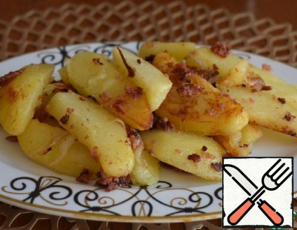 Fried Potatoes in Crispy Crumbs Recipe