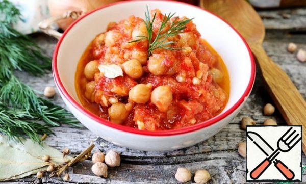 Chickpeas in Tomato Sauce for Winter Recipe