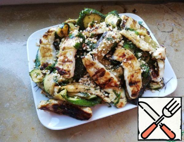 Zucchini Appetizer with Grilled Cheese Recipe