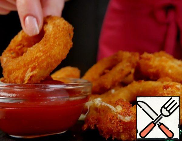 Onion Rings with Cheese Recipe