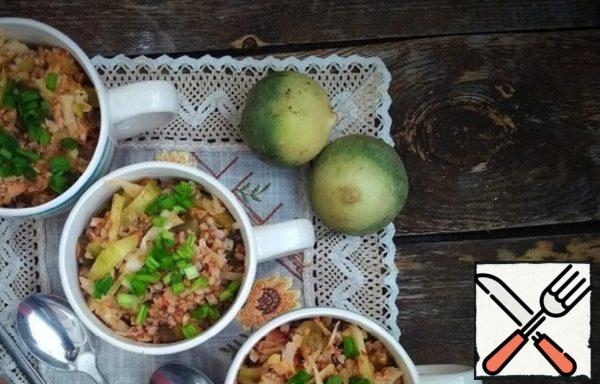 Buckwheat with Green Radish Recipe