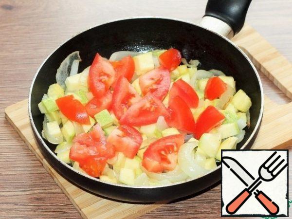 ... and slices of tomato, ground seasoning (cumin and coriander), simmer until tender.