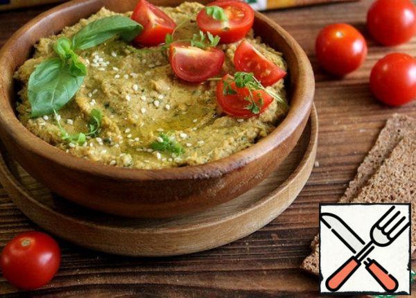 Hummus with Basil Recipe