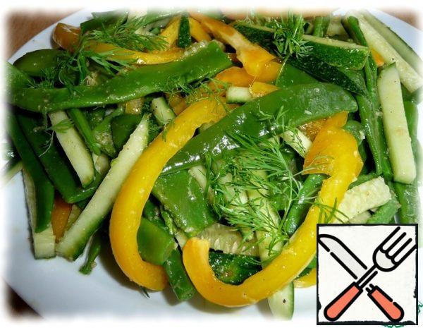 Green Bean Salad with Vegetables Recipe