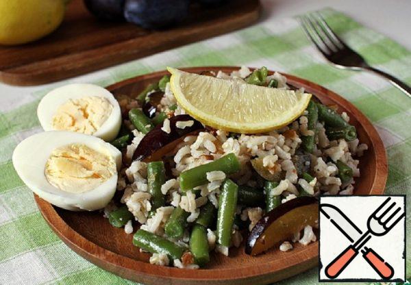 Rice Salad with Beans and Cream Recipe