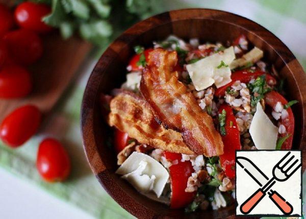 Buckwheat Salad with Tomatoes and Bacon Recipe