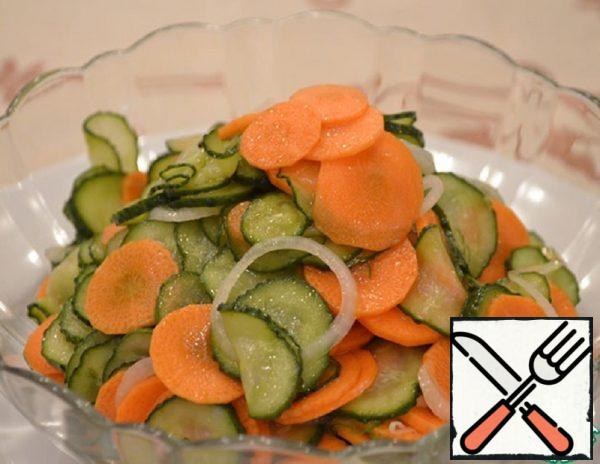 Pickled Cucumber and Carrot Salad Recipe