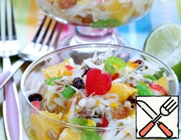 Salad with Orange, Cabbage and Lime Recipe