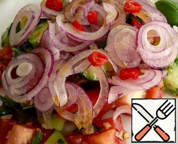 Vegetable Salad with Nuts Recipe