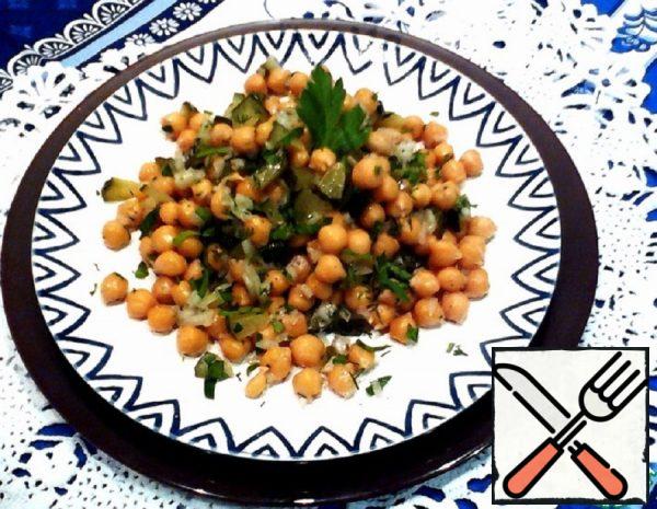 Chickpea Salad with Pickles Recipe