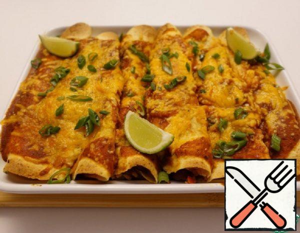 Mexican Enchilada with Minced Chicken Recipe