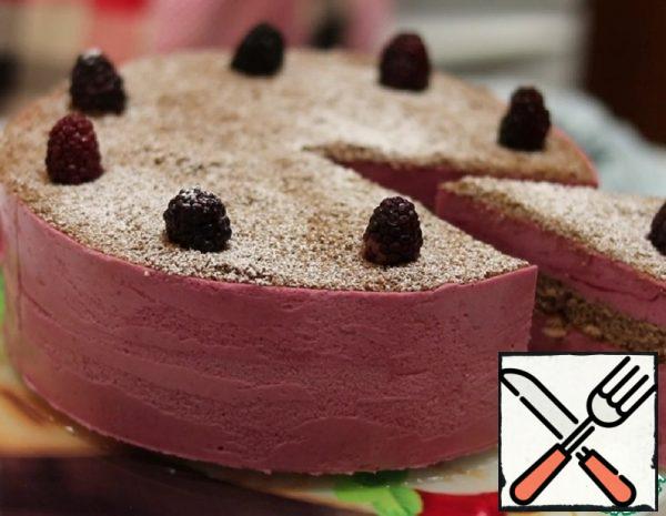 Creamy Blackberry Mousse Cake Recipe