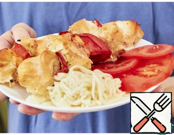 Chicken Fillet Skewer in the Oven Recipe