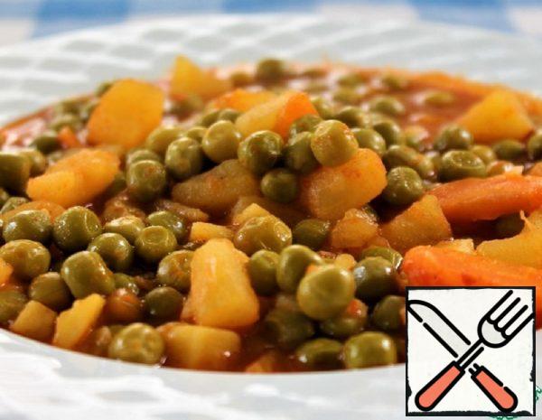 Fresh Peas with Vegetables Recipe