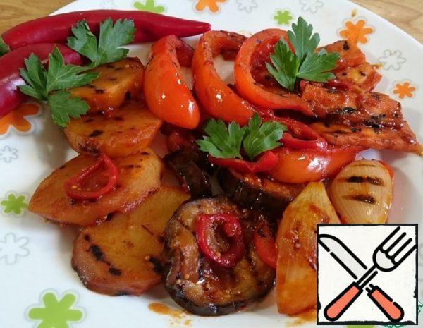 Grilled Vegetables with Chili Recipe