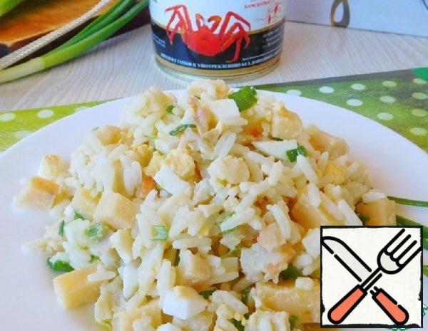 Warm Salad with Crab Meat Recipe