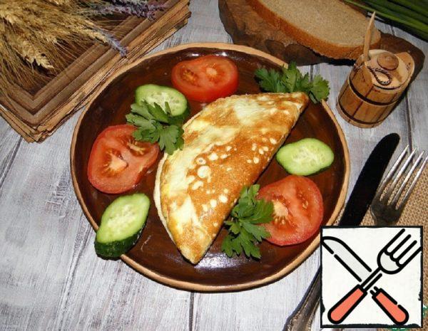 Omelet with Beef Liver and Bread Recipe