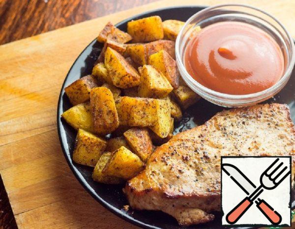 Roast Pork with spiced Potatoes Recipe
