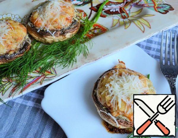 Mushrooms with baked Egg Recipe