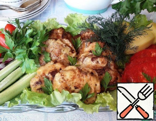 Chicken Liver in Sour Cream and Garlic Batter Recipe