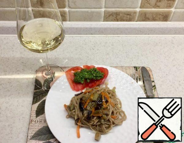 Buckwheat Noodles with Eggplant Recipe