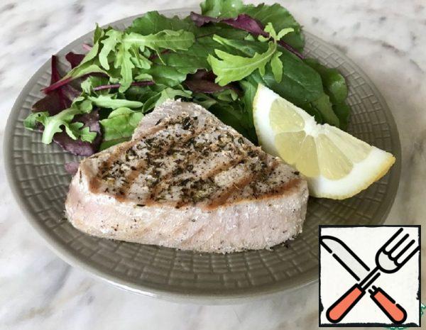 Greek Style Tuna Steak Recipe