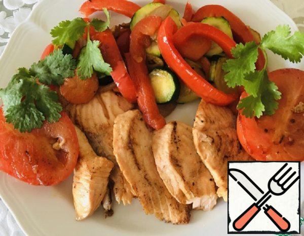 Fish Fillet with Vegetables Recipe
