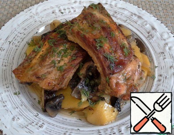 Ribs with Vegetables Recipe