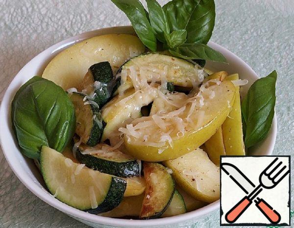 Warm Apple and Zucchini Salad Recipe