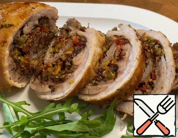 Pork Roll with Dried Figs Recipe