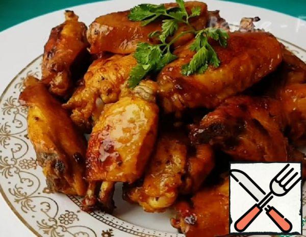 Juicy Chicken Wings with Sauce Recipe