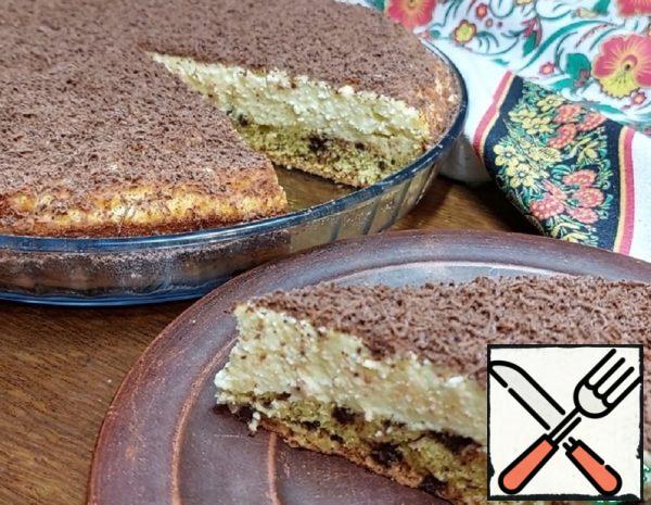 Cottage Cheese Pie "On the Contrary" with Chocolate Recipe