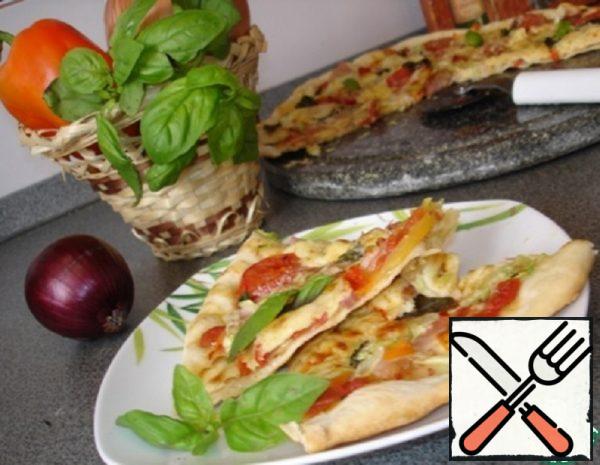 Tuscan Pizza with Vegetables Recipe