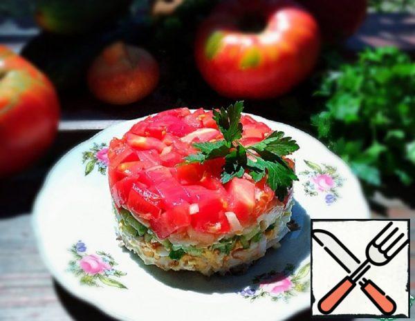 Meat Salad with Vegetables Recipe