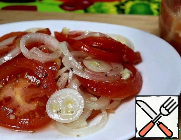 Tomato Appetizer in Honey-Lemon marinade Recipe