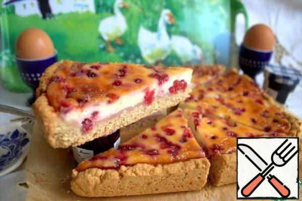 Norwegian Cake with Cranberries Recipe