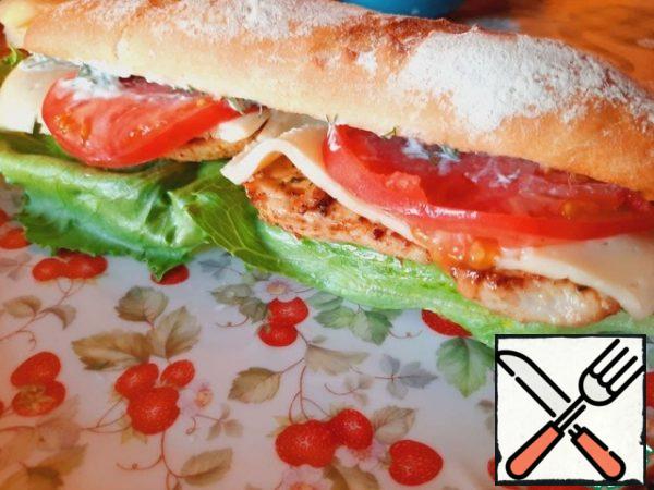 Cover the sandwiches with the top half, press and serve immediately! Bon Appetit!