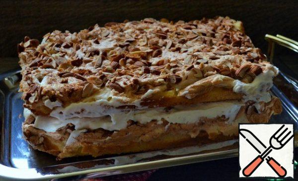 Let the cake stand in the refrigerator for 1-3 hours. Weight 1.2 kg..