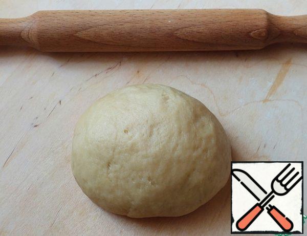 Then knead the dough again.