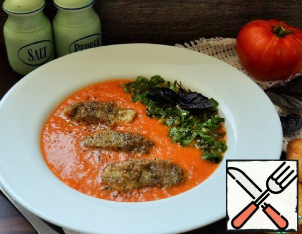 Italian Tomato Soup with Cod Recipe