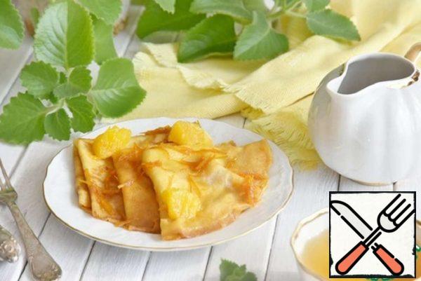 Crepe Suzette-French Pancakes Recipe