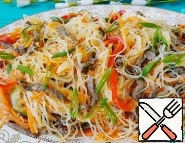 Delicious Funchosa Salad Recipe