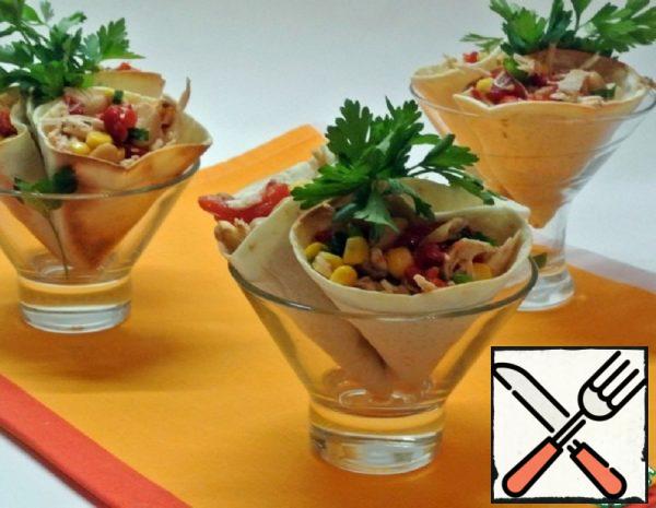 Snack Cones with Filling Recipe