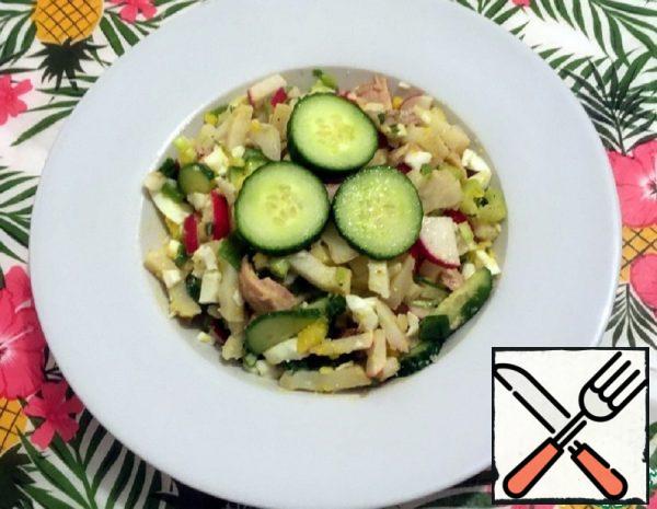Potato Salad with Radishes and Cucumbers Recipe