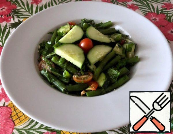 Salad with Green Beans and Pepper Recipe