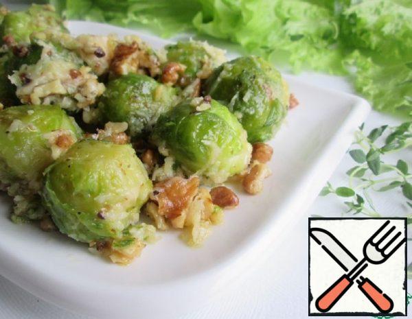 Brussels Sprouts with Cheese and Nuts Recipe