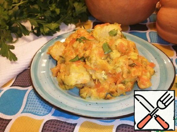 Chicken Fillet with Carrots and Pumpkin Recipe