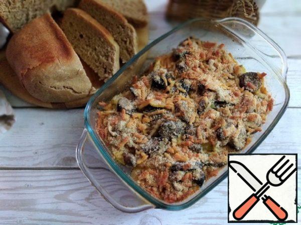 Baked Potatoes with Mushrooms Recipe
